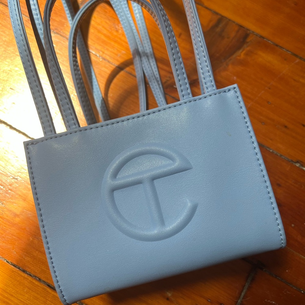 Telfar Small Shopping Bag – Cerulean Blue (Limited Color Drop)